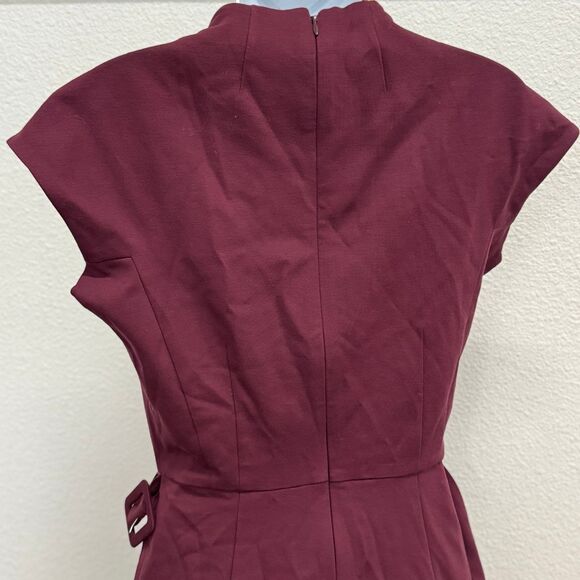 Ann Taylor Belted Sleeveless Midi Dress - Size 4 (NWT) - Picture 6 of 6